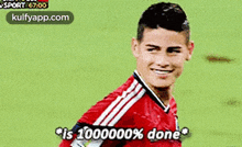 Sport 67.0ois 1000000% Done.Gif GIF - Sport 67.0ois 1000000% Done James Rodríguez Person GIFs