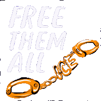 Free Them All Aclu Sticker - Free Them All Free Aclu Stickers