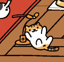 orange kitten neko atsume cat