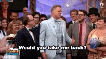 Take Me Back GIF - Will Ferrell Funny Or Die Take Me Back GIFs
