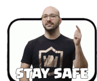 Stay Safe Seth Sticker - Stay Safe Seth Clash Royale Stickers