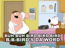 family guy bird word sing brian