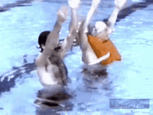 frozen swimming pool cannonball