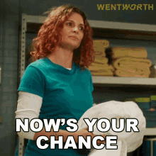 Nows Your Chance Bea Smith GIF - Nows Your Chance Bea Smith Wentworth GIFs