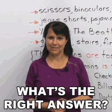 whats the right answer rebecca learn english with rebecca engvid whats the correct answer