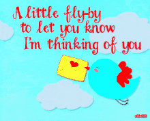 Thinking Of You Fly By Hi GIF - Thinking Of You Fly By Hi Hello GIFs