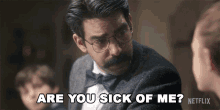 Are You Sick Of Me Owen GIF - Are You Sick Of Me Owen The Haunting Of Bly Manor GIFs