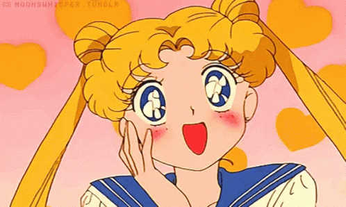 Sailor Moon Blush GIF - Sailor Moon Blush Happy - Discover &amp; Share GIFs