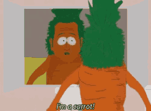 I'M A Carrot! - South Park GIF - Rob Schneider Carrot Southpark GIFs