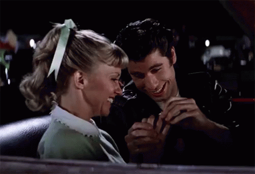 She Said Yes GIF - Grease Johntravolta Classic GIFs