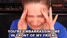 in embarrased