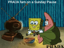 Prada Sunday Pause GIF - Prada Sunday Pause Spongebob GIFs