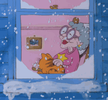 Garfield Grandma GIF - Garfield Grandma Rocking Chair GIFs