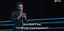 Why Does It Say Certificate Of Participation Kenny Sebastian GIF - Why Does It Say Certificate Of Participation Kenny Sebastian Kenny Sebastian The Most Interesting Person In The Room GIFs