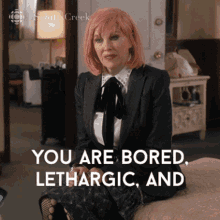 You Are Bored Lethargic Catherine Ohara GIF - You Are Bored Lethargic Catherine Ohara Moira Rose GIFs