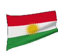 Kurdish Flag Sticker - Kurdish Flag Kurdistan Stickers