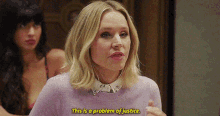 The Good Place This Is A Problem Of Justice GIF - The Good Place This Is A Problem Of Justice Eleanor Shellstrop GIFs
