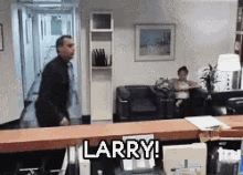 Larry Run GIF - Larry Run Leave GIFs