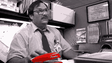 Office Space Milton GIF - Office Space Milton Red Stapler GIFs