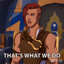 Thats What We Do Teela GIF - Thats What We Do Teela Masters Of The Universe Revelation GIFs