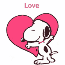 Snoopy In Love Hearts GIF - Snoopy In Love Hearts Love GIFs