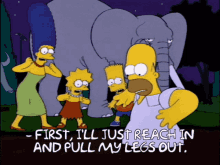 Homer Simpson In The Tar Pit GIF - Homer Simpson In The Tar Pit The Simpsons GIFs