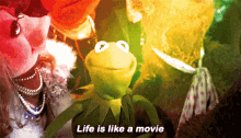 The Muppet Movie Kermit The Frog GIF - The Muppet Movie Kermit The Frog Life Is Like A Movie GIFs