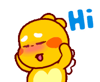 Hi Hello Sticker - Hi Hello Shy Stickers