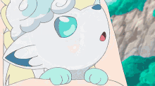 pokemon vulpix cute alolan form happy