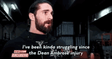 Seth Rollins Struggling GIF - Seth Rollins Struggling Injured GIFs