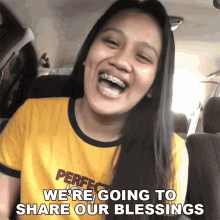 Were Going To Share Our Blessings Grace Corales GIF - Were Going To Share Our Blessings Grace Corales Mamahagi GIFs
