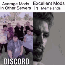 memelands discord mods excellent mods average mods