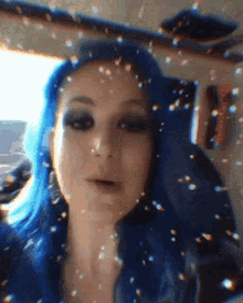 alissa white gluz blue hair metal girl filter pretty