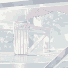 aesthetic anime food stir drink