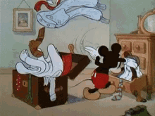 Packing Suitcase GIF - Packing Suitcase Mickey Mouse GIFs