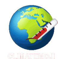 World Emoji Day Global Warming Sticker - World Emoji Day Emoji Global Warming Stickers