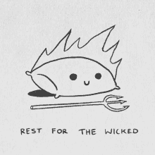 Rest For The Wicked GIF - Rest Wicked Fork GIFs