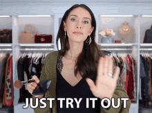 Just Try It Out Shea Whitney GIF - Just Try It Out Shea Whitney Give It A Try GIFs