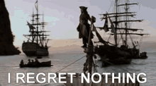 Sinking Pirate GIF - I Regret Nothing S Inking Ship Pirate GIFs