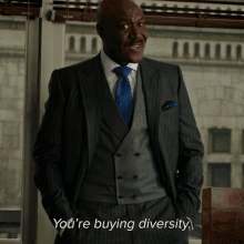 Youre Buying Diversity Adrian Boseman GIF - Youre Buying Diversity Adrian Boseman The Good Fight GIFs