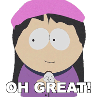 Oh Great Wendy Testaburger Sticker - Oh Great Wendy Testaburger South Park Stickers