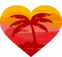 Coconut Tree Summer Fun Sticker - Coconut Tree Summer Fun Joypixels Stickers