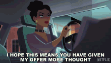 I Hope This Means You Have Given My Offer More Thought Marta Contreras GIF - I Hope This Means You Have Given My Offer More Thought Marta Contreras Sylvia Villagran GIFs