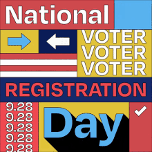 National Voter Registration Day Vote Early GIF - National Voter Registration Day Voter Registration Vote GIFs