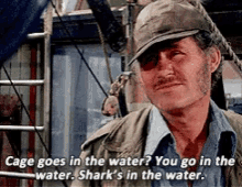 Quint Jaws GIF - Quint Jaws Cage GIFs