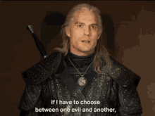 The Witcher The Lesser Evil GIF - The Witcher The Lesser Evil Theyre Both Bad GIFs
