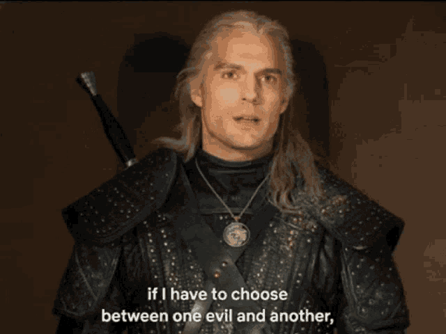 The Witcher The Lesser Evil GIF - The Witcher The Lesser Evil Theyre Both  Bad - Discover & Share GIFs
