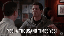 Yess A Thousand Times Yes GIF - Yess A Thousand Times Yes Jake Peralta GIFs