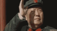 毛澤東 揮手 哈囉 嗨 好了 可以 知道了 GIF - Mao Ze Dong Waving Hi GIFs