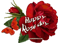 Happy Rose Day Feb7 Sticker - Happy Rose Day Rose Day Feb7 Stickers
